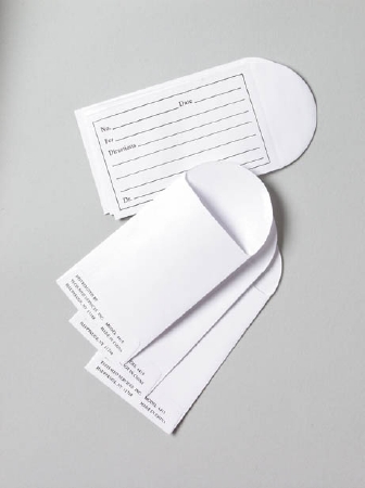 Envelope Printed for Pills White 3½ X 2¼ Inch .. .  .  